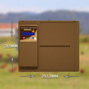 Automatic chicken skin opener with chicken skin - Luxury model - Metal with battery pack, solar cells and easy programming