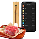 Termómetro para cozinhar e fritar - WIFI com APP para fritar - Repetidor garante uma longa distância ao telemóvel - Forno, grelhador ou frigideira.