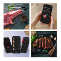 Termómetro para cozinhar e fritar - WIFI com APP para fritar - Repetidor garante uma longa distância entre o telemóvel - Forno, grelhador ou frigideira.
