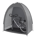 Abrigo de bicicleta - Fabricado em poliéster cinza