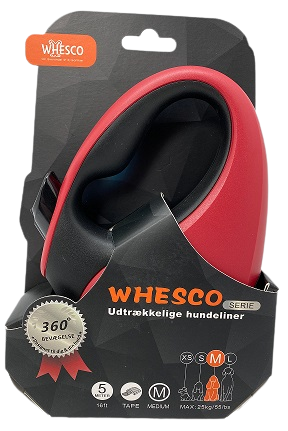 Whesco flexline 5 meters long - With reflective tape - 3 sizes