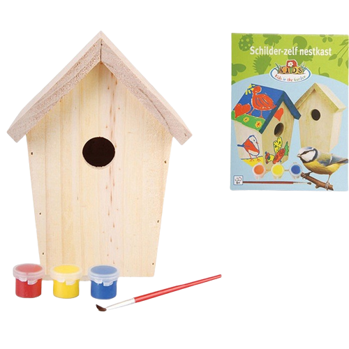 Caixa ninho/caixa de passarinho modelo Avós - Conjunto Faça junto com os netos