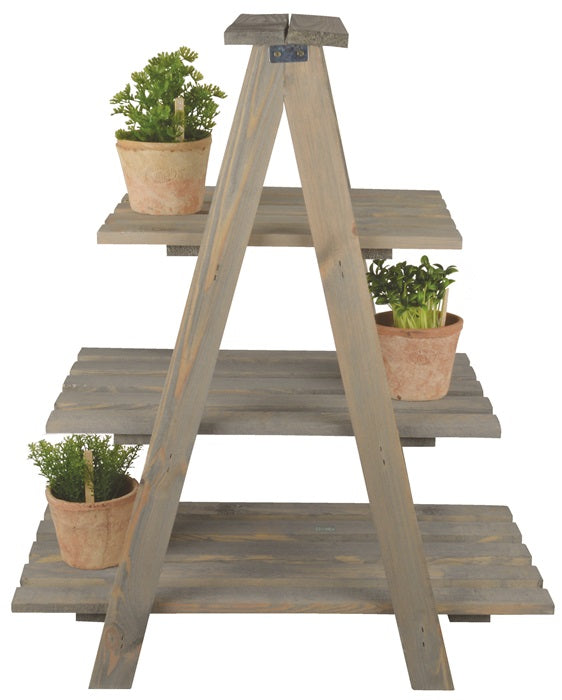Escada de plantas - caixa de plantas triangular