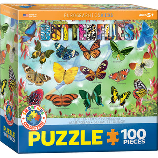 Puzzle - Borboletas - 100 peças