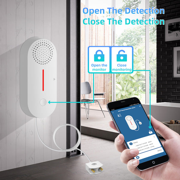 Water level alarm for water leakage - With WIFI