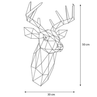 DIY Deer Head - Blue