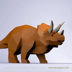 DIY/faça você mesmo Dinossauro - Triceratops