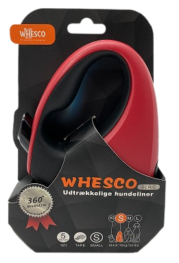 Whesco flexline 5 metros de comprimento - Com fita refletora - 3 tamanhos